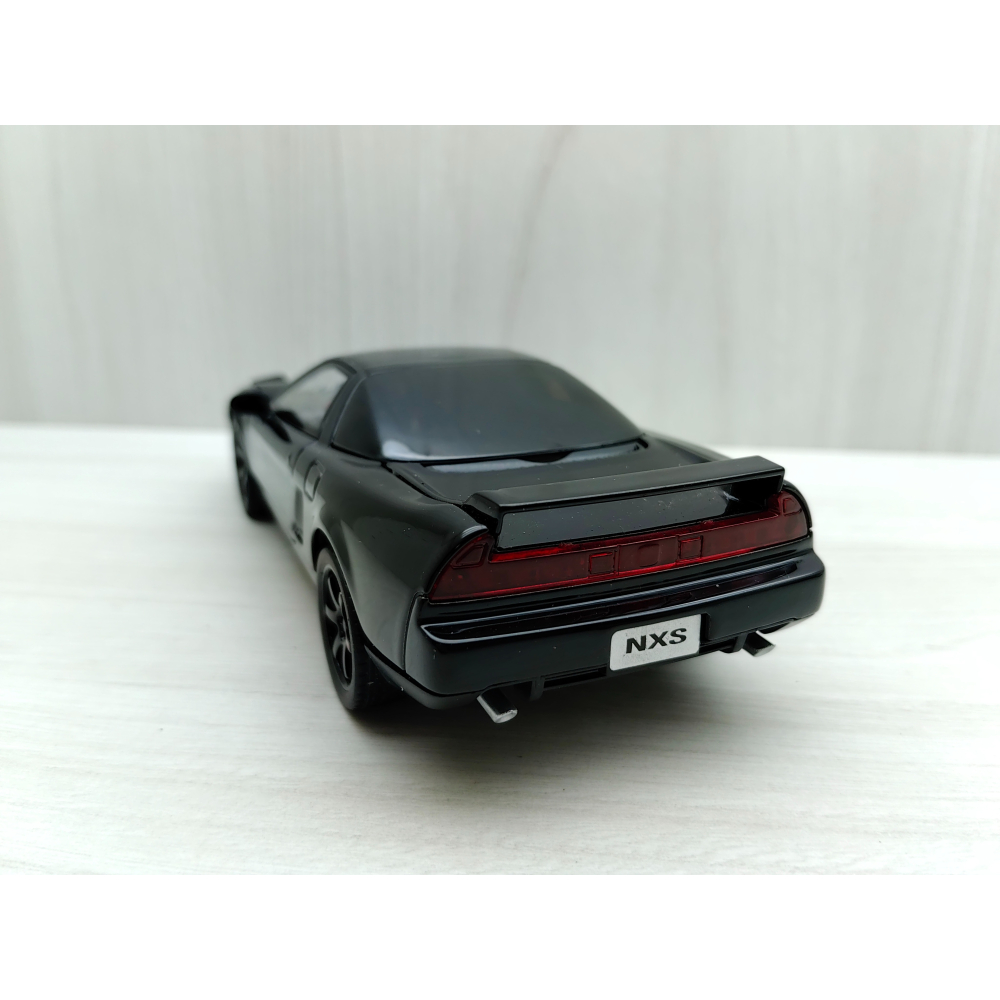 全新盒裝現貨~1:32~本田 NSX 初代跑車 黑色 前輪轉向 車燈恆亮開關 合金 模型車 聲光車-細節圖5