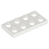 樂高小店鋪。lego樂高全新2X4-3020白-細節圖2