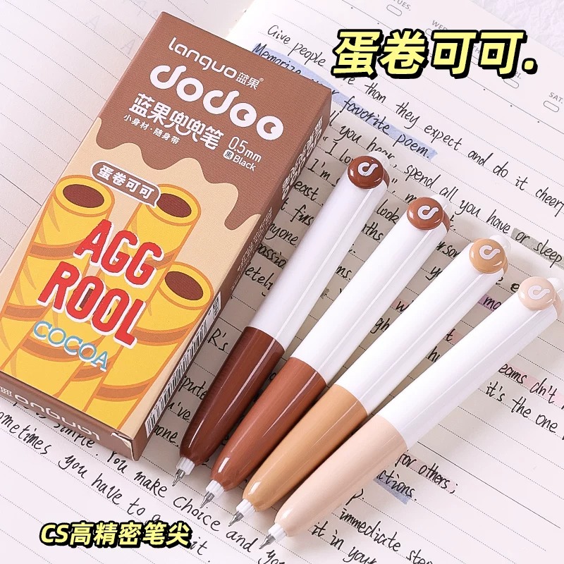 樂高小店鋪 藍果 languo 黑色 按動 中性筆 CS筆頭 0.5mm 速乾 D3001 D3003-細節圖3