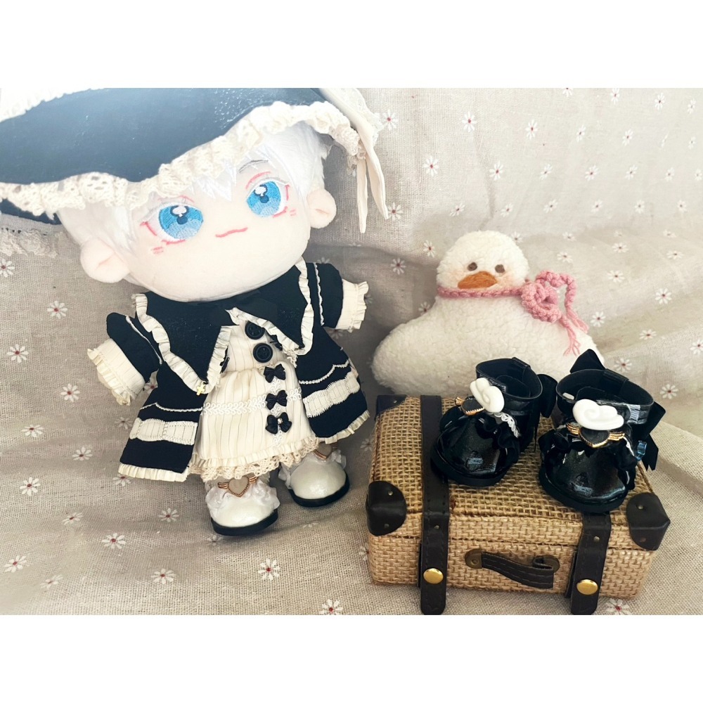 【現貨】20cm天使小皮鞋（可用於20cm棉花娃/BJD）無屬性 娃衣 棉花娃 娃娃 棉花娃娃 棉花娃衣-細節圖3