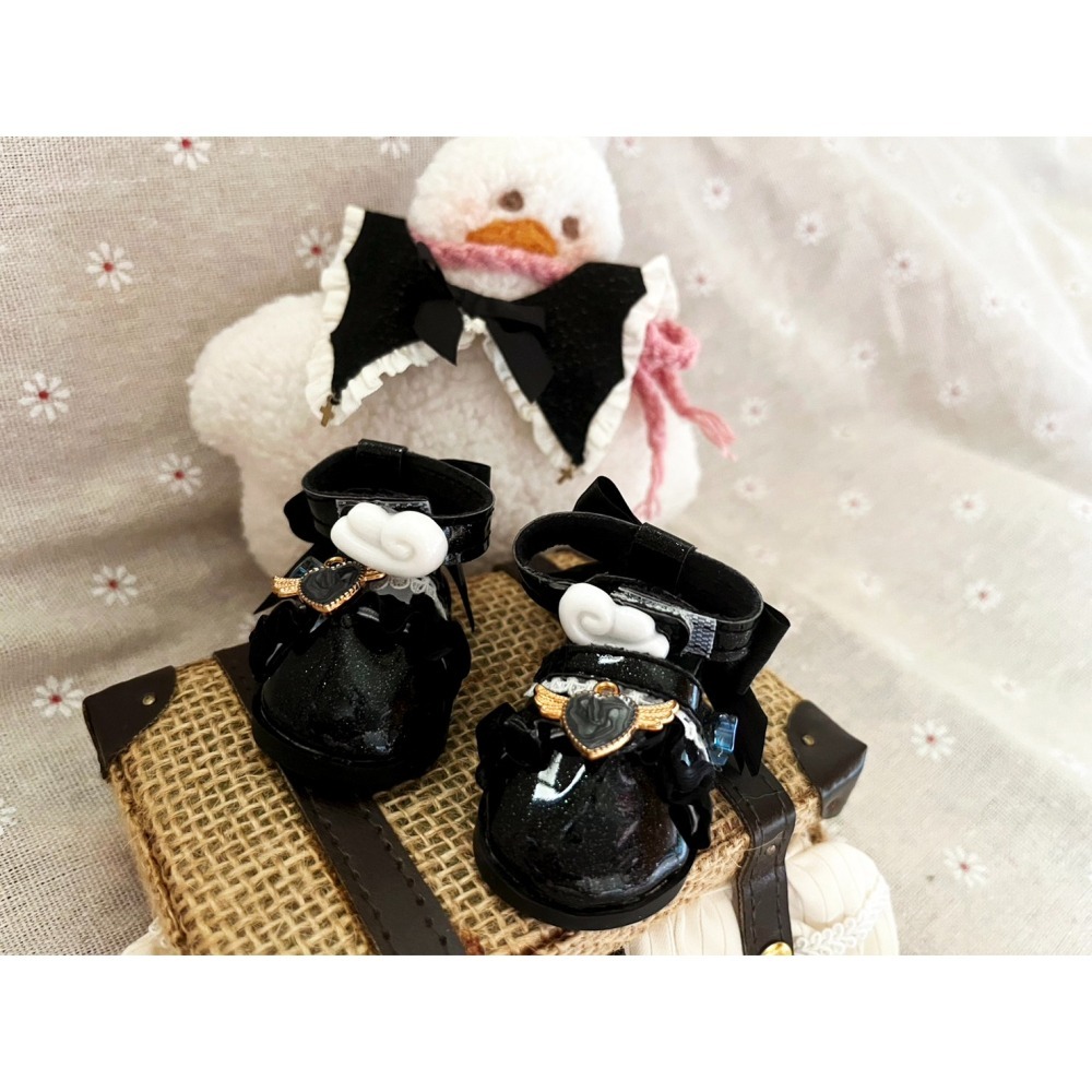 【現貨】20cm天使小皮鞋（可用於20cm棉花娃/BJD）無屬性 娃衣 棉花娃 娃娃 棉花娃娃 棉花娃衣-細節圖4