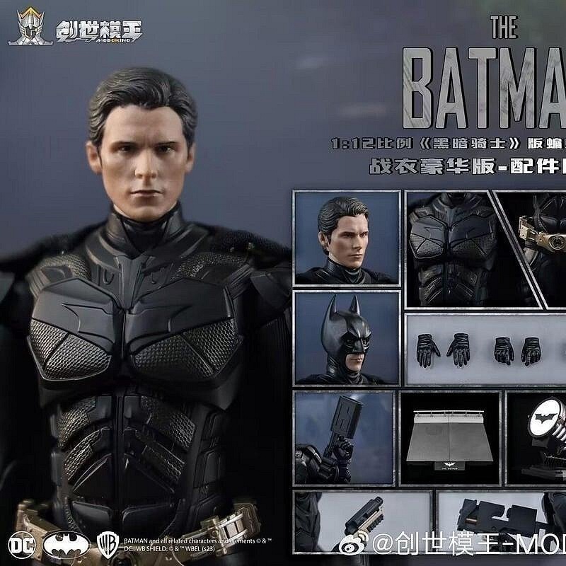 創世模王 蝙蝠俠 黑暗騎士 豪華版 1:12 組裝模型 現貨-細節圖3