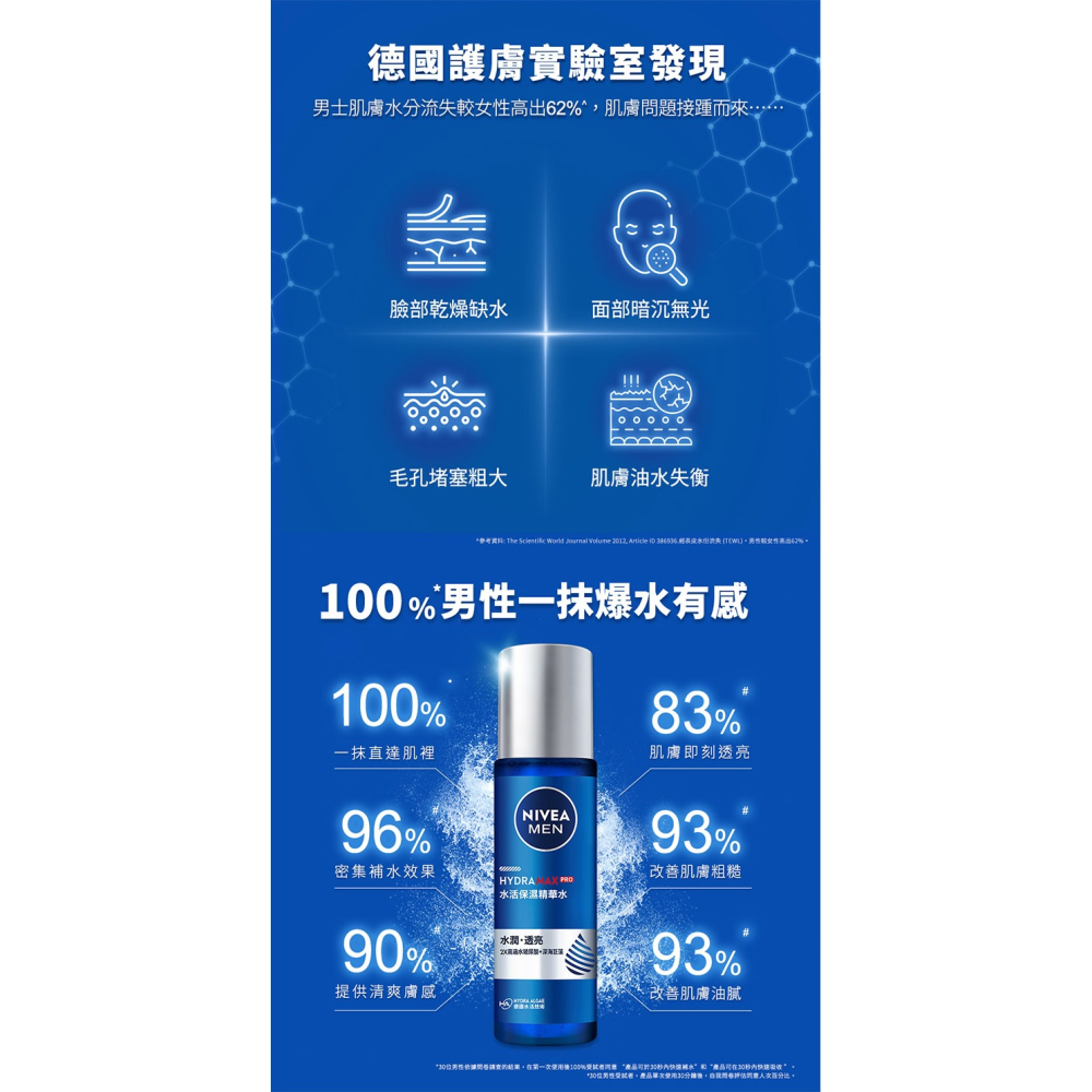 妮維雅男士水活保濕精華水150ml-細節圖4