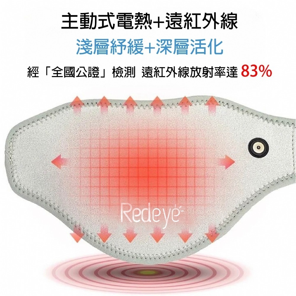 台灣製造 原廠授權經銷商 RedEye W 瑞愛暖暖姬 石墨烯熱敷帶 頸部熱敷-細節圖4