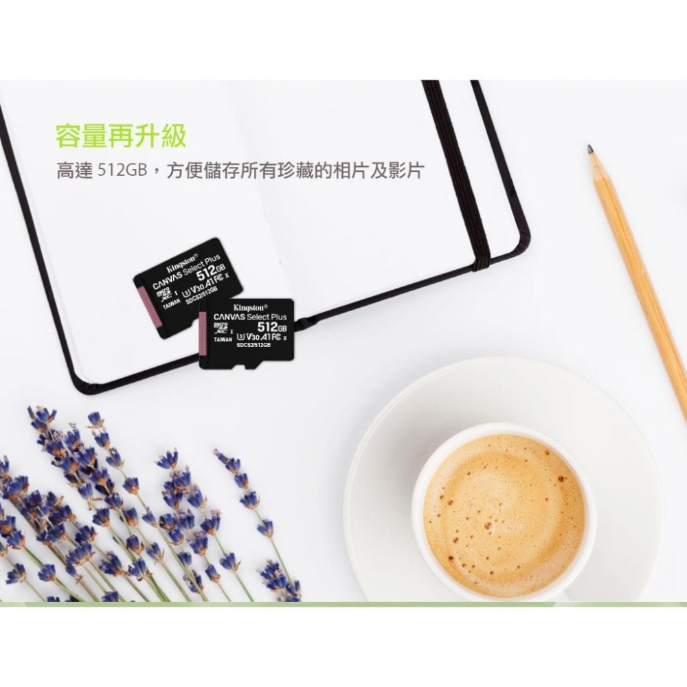 【熱銷】Kingston 金士頓 Canvas Select Plus－256G／512G microSDXC 記憶卡-細節圖7