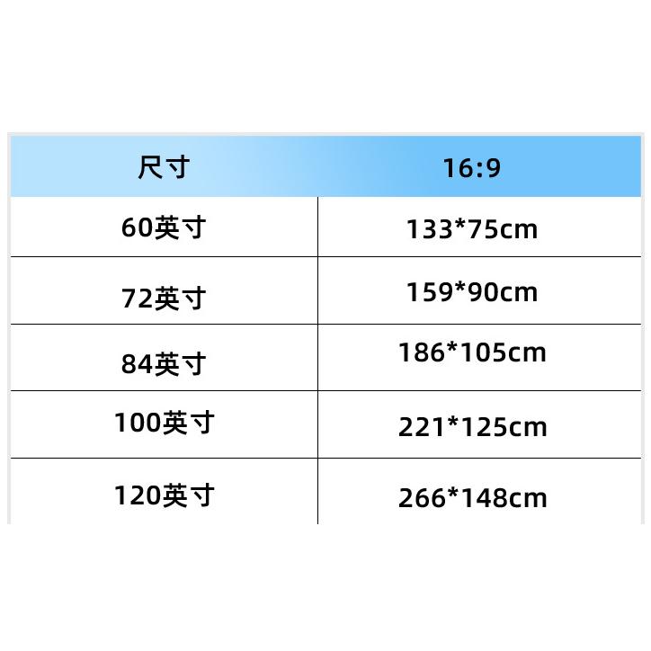 【現貨】移動投影布幕 壁掛投影布幕 支架布幕 投影布幕 60寸 72寸 84寸 投影機 60吋 72吋 84吋 100吋-細節圖6