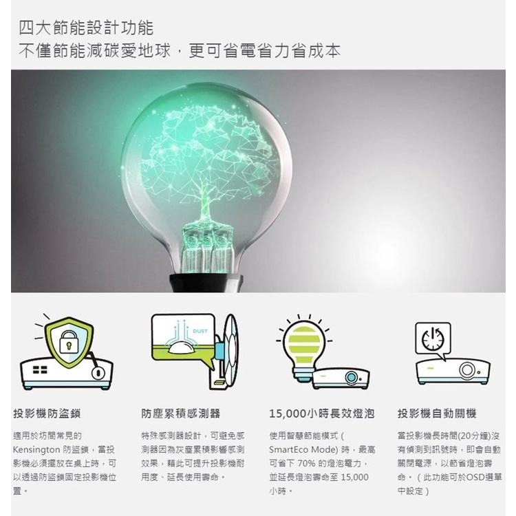 【限量優惠】BENQ 明基 MX560 XGA 節能高亮商用會議室投影機 4000流明 投影機 商用投影機 公司貨-細節圖8