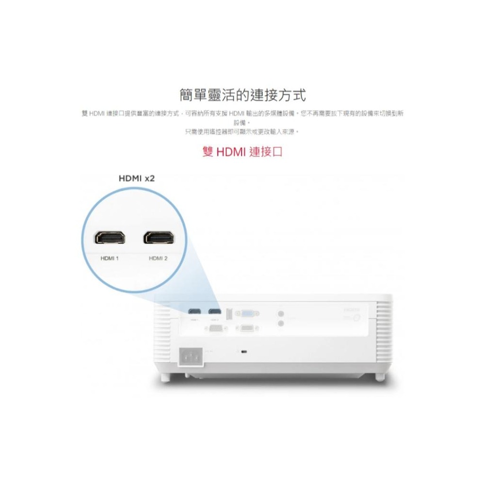 ViewSonic 優派 PS502W WXGA 300吋 短焦商用投影機 4000 ANSI 流明 光華商場-細節圖5