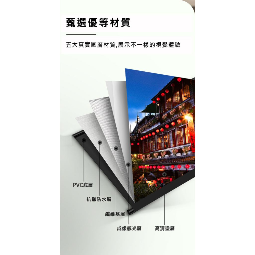 UNICO XUN-90 赫斯緹雅 90吋 16:10 攜帶式 巧攜投影布幕 投影布幕 光華商場 公司貨-細節圖4