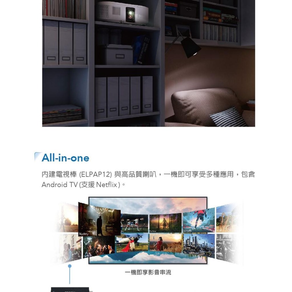 EPSON EH-TW6250 4K 智慧劇院遊戲機 投影機 2800流明 家用投影機 影片投影 家庭劇院 光華商場-細節圖7