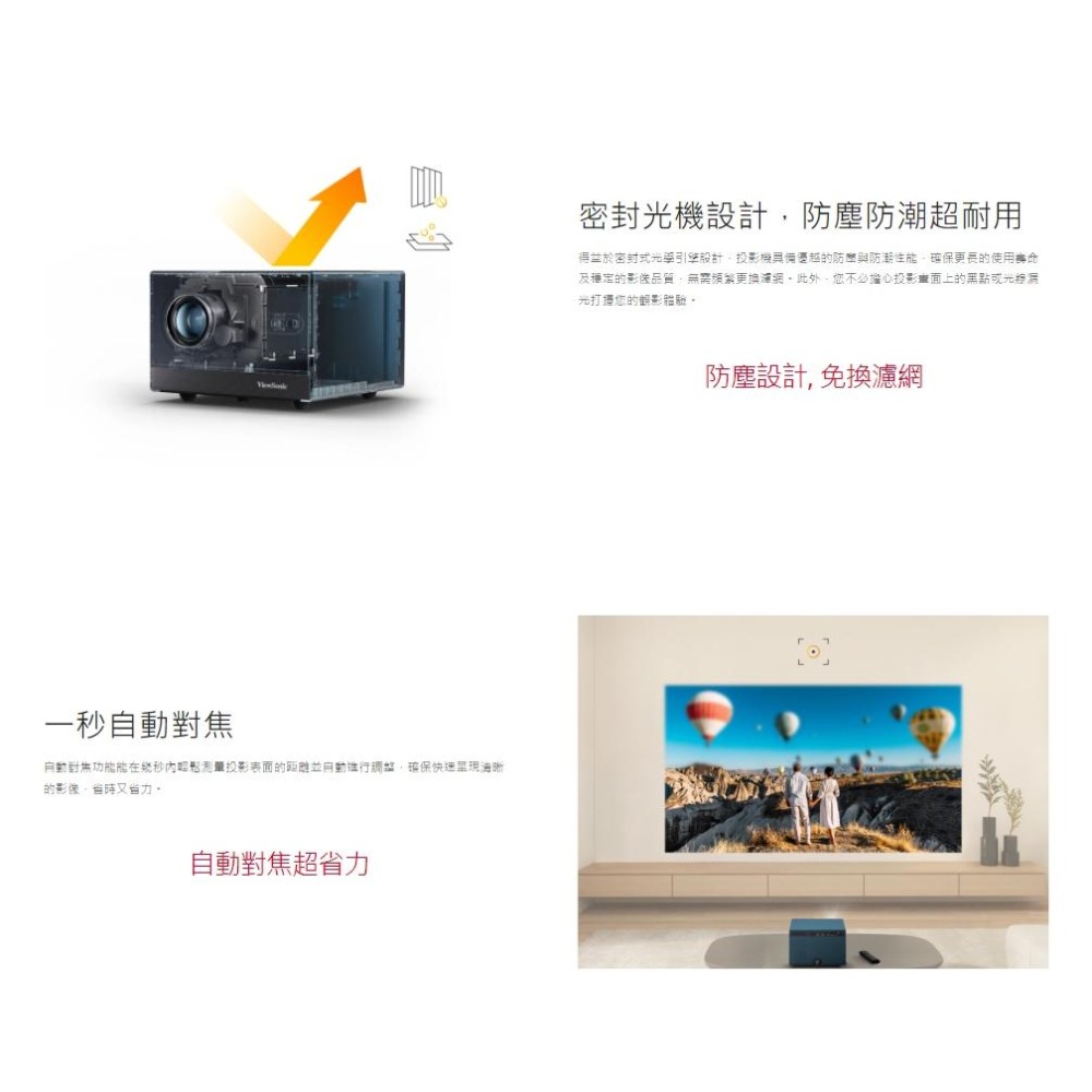 ViewSonic 優派 LX60HD－1080p Google TV 智慧投影機 630ANSI LED 投影機 光華-細節圖4