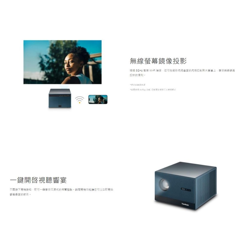 ViewSonic 優派 LX60HD－1080p Google TV 智慧投影機 630ANSI LED 投影機 光華-細節圖7