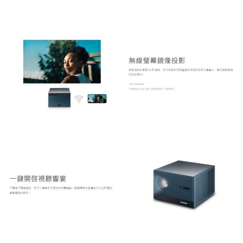 ViewSonic 優派 LX60HD－1080p Google TV 智慧投影機 630ANSI LED 投影機 光華-細節圖7