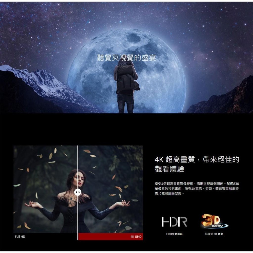 【免運直出】ViewSonic 優派 X100-4K+ 4K UHD 家庭劇院 LED 智慧投影機 公司貨 四年保固-細節圖6