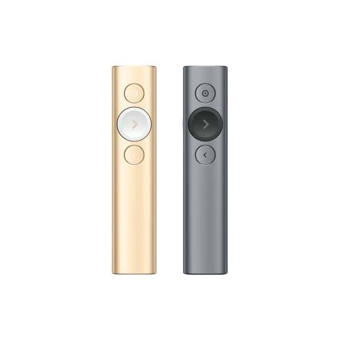 Logitech 羅技 Spotlight 先進無線簡報遙控器 無線 藍芽 簡報器 簡報筆 質感灰/香檳金 光華商場-細節圖2