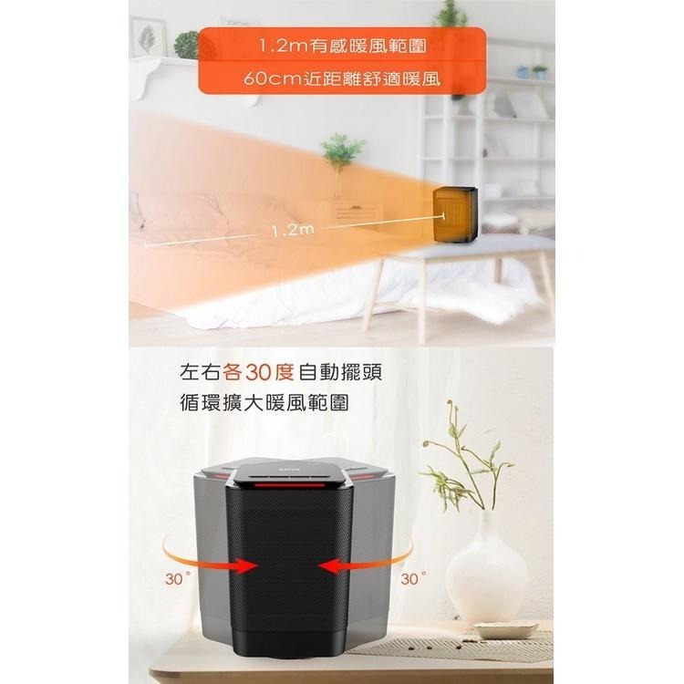 KINYO NEH-120 NEH120 迷你陶瓷電暖器 暖風機 暖氣 電暖爐 小型暖氣 取暖器 電熱扇 光華商場-細節圖4