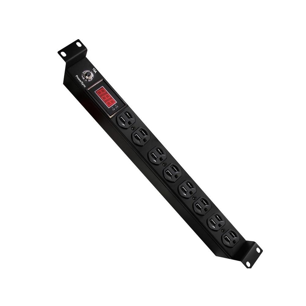 PowerSync 群加 TE8D0030 1U8座15A數位型機架電源排插/PDU 延長線 3M 電源插座 光華商場-細節圖2
