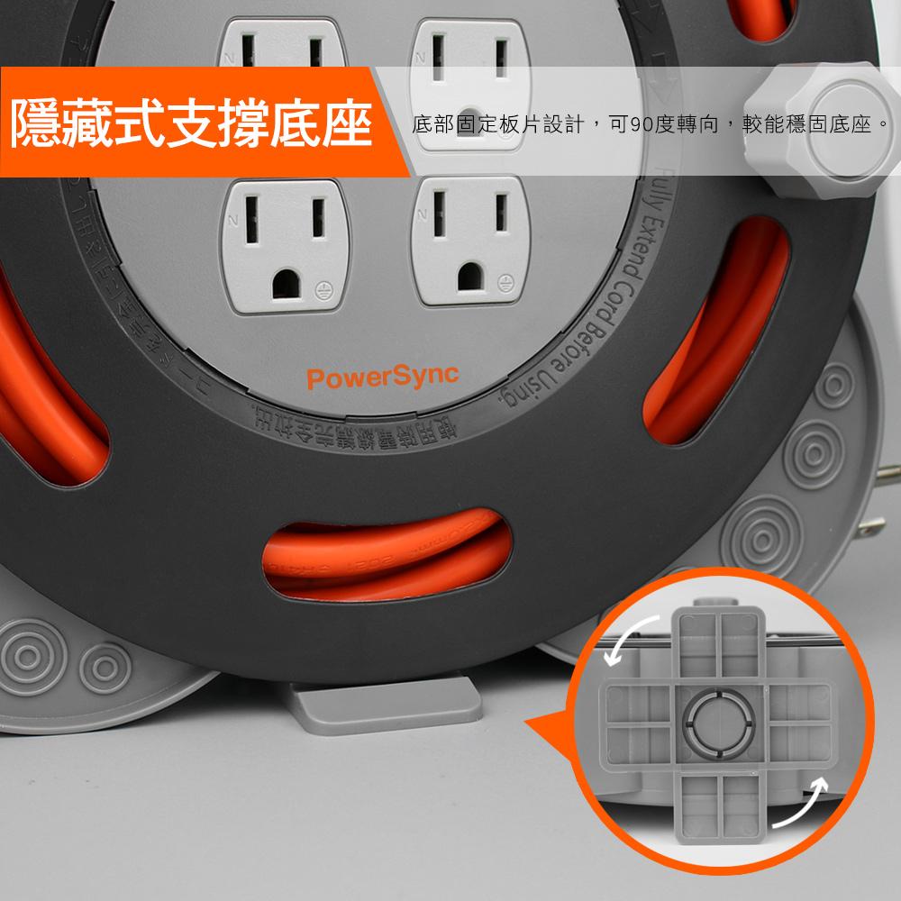 PowerSync 群加 3P 1開4插/4開4插工業用輪座延長線/動力線 TX4AF310 TX44F310 光華商場-細節圖7