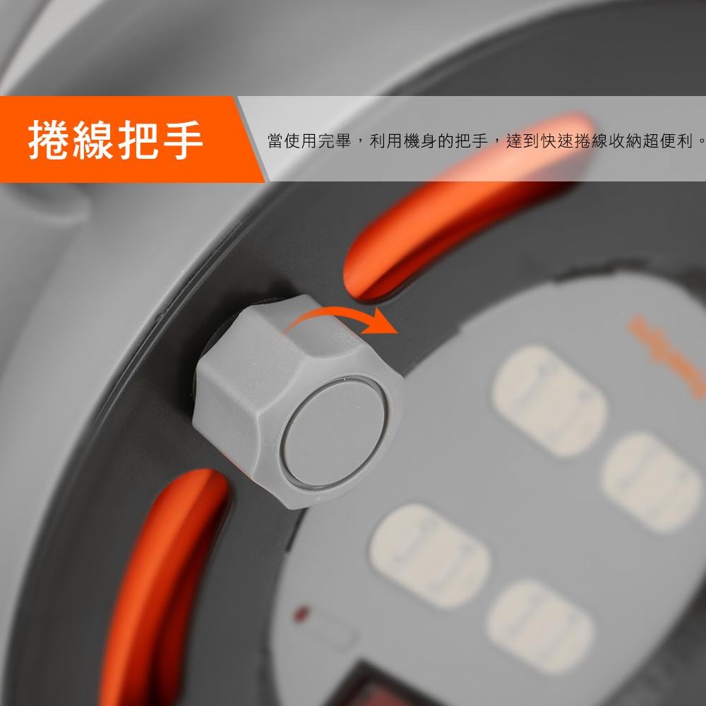 PowerSync 群加 2P 4開4插工業用輪座延長線/動力線 10M TX4AF100/TX44F100 光華商場-細節圖6