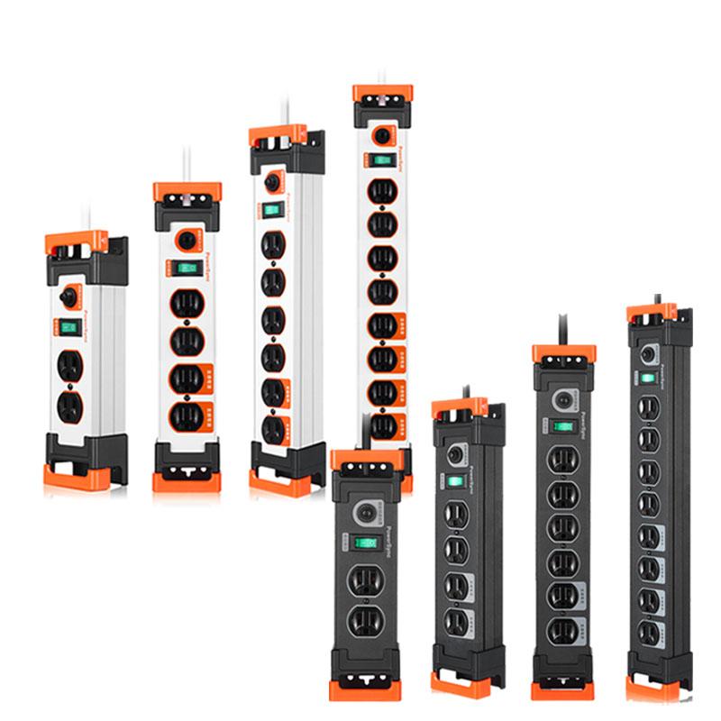 PowerSync 群加 TL2W/4W/6W/8W 鋁合金防雷擊抗搖擺延長線 1開2插/1開4插/1開6插/1開8插-細節圖2