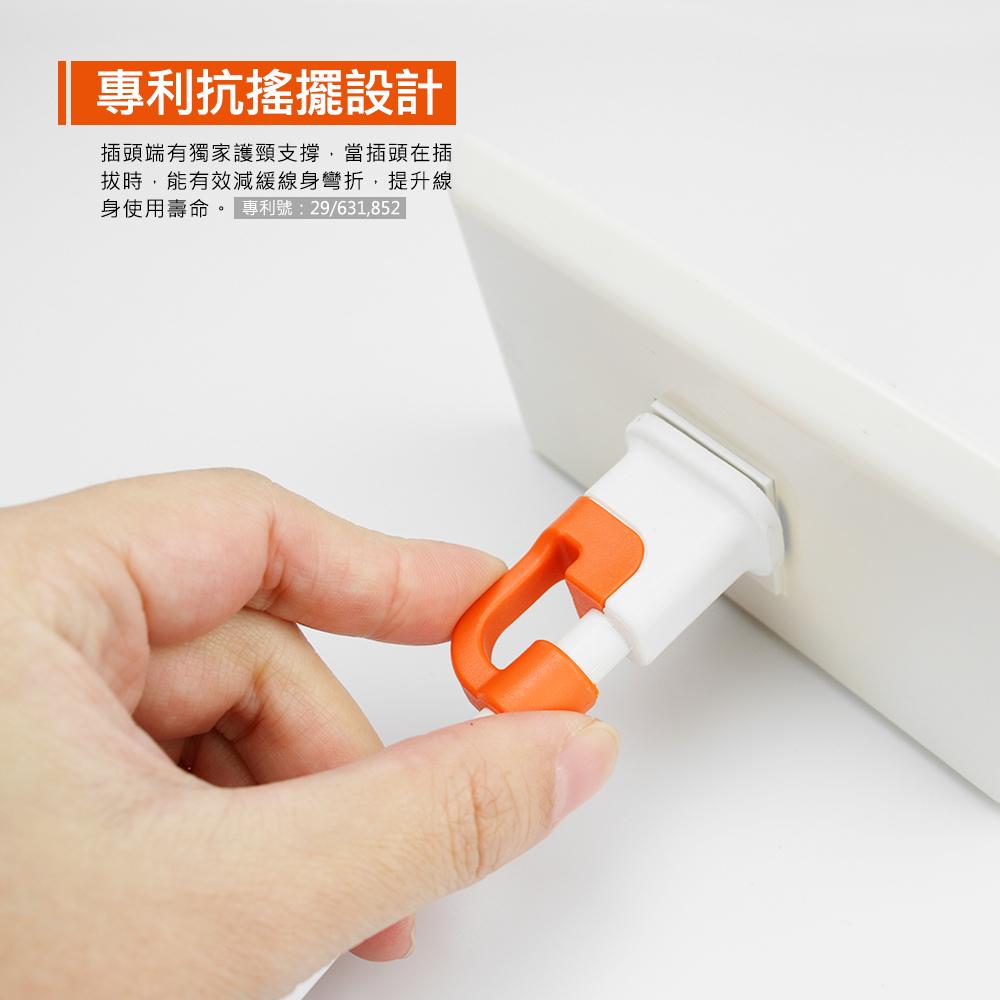 PowerSync 群加 TS2WB003 2P 一對二抗搖擺分接線 一分二 抗搖擺 延長線 分接線 光華-細節圖8