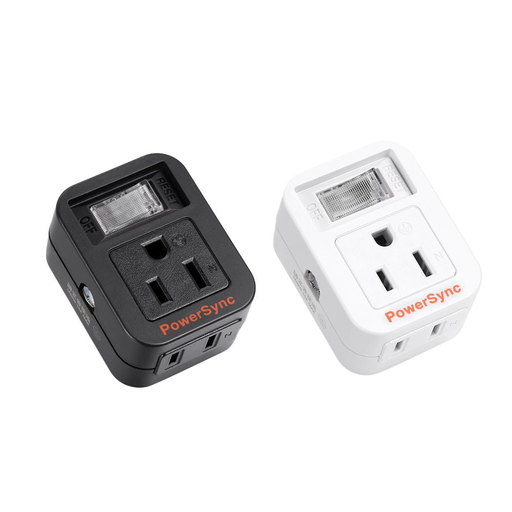 PowerSync 群加 TC2M12S 2P+3P 1開2插防雷擊壁插 擴充插座 壁插 三孔+兩孔 光華-細節圖2