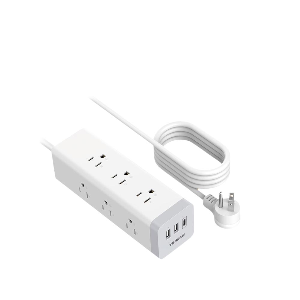 TESSAN TS-CUBE09-PD 1開9插3P USB+PD20W方塊延長線 1.8米 USB 延長線 光華-細節圖2