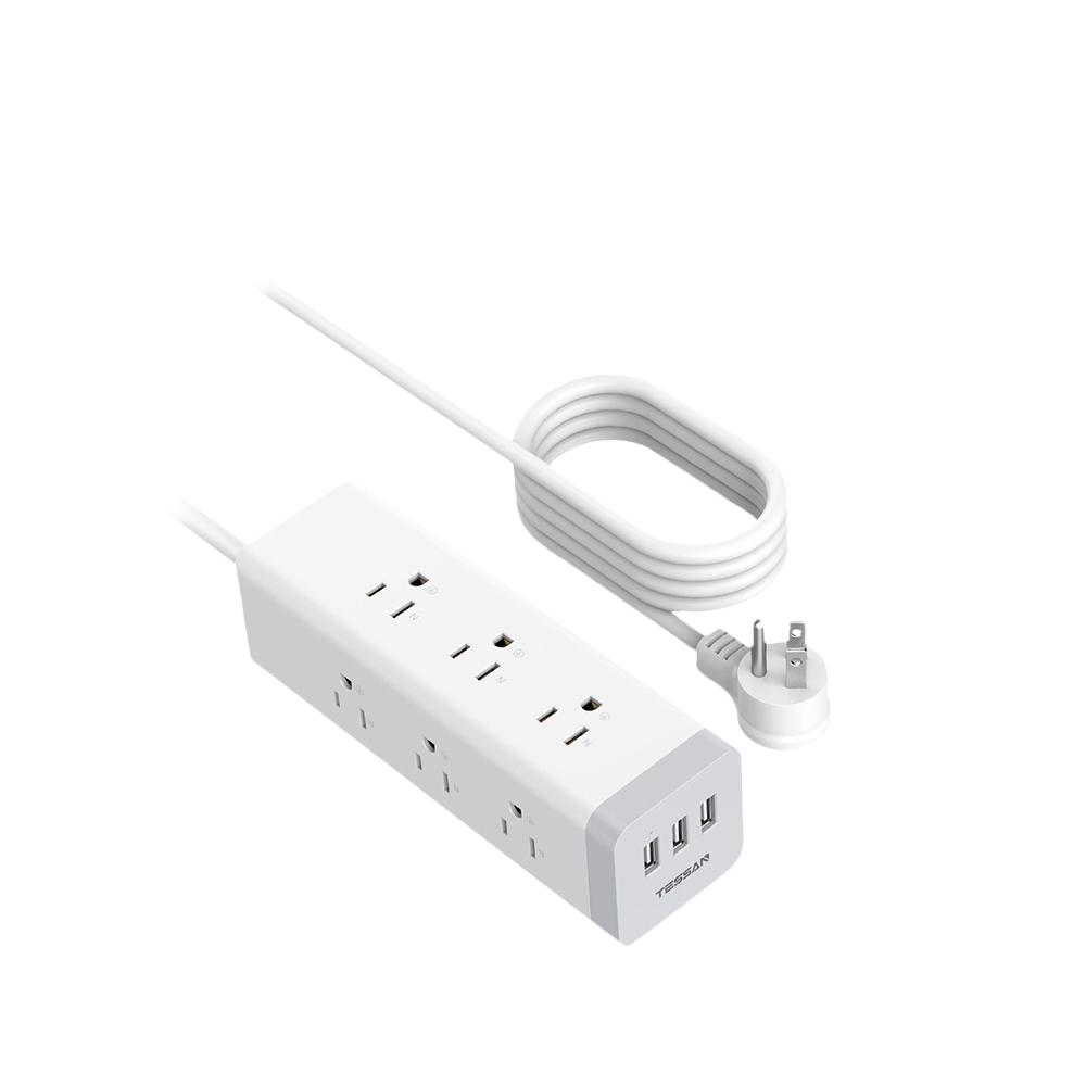 TESSAN TS-CUBE09 1開9插3P 3孔USB 方塊延長線 1.8米 USB 延長線 光華-細節圖2