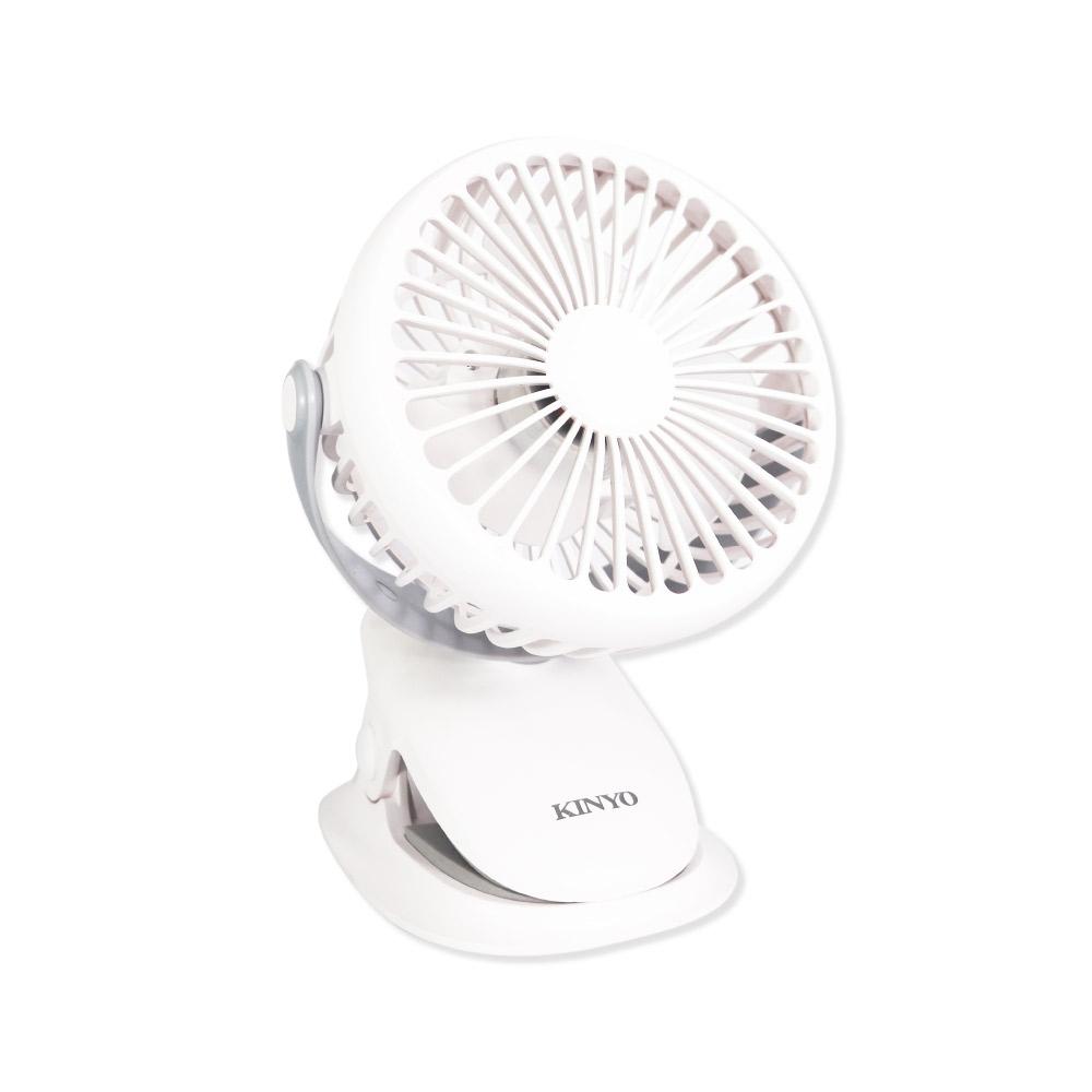 【天氣好熱】KINYO 充電式 行動風扇夾扇 DC 電風扇 UF-168 小風扇 桌上型風扇 UF168 光華商場-細節圖2