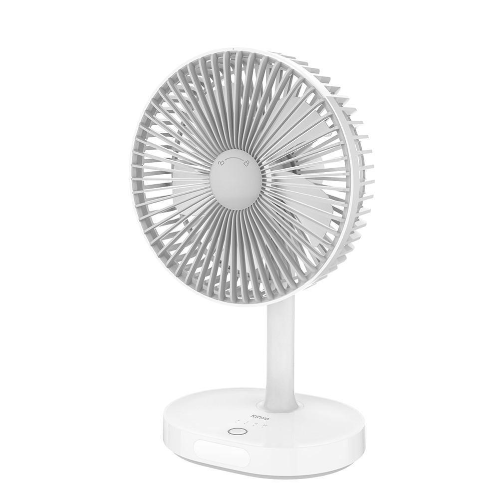 【夏天來了】KINYO UF-8705 USB靜音充電桌立風扇 USB 充電 三檔風速 露營 UF8705 光華商場-細節圖2