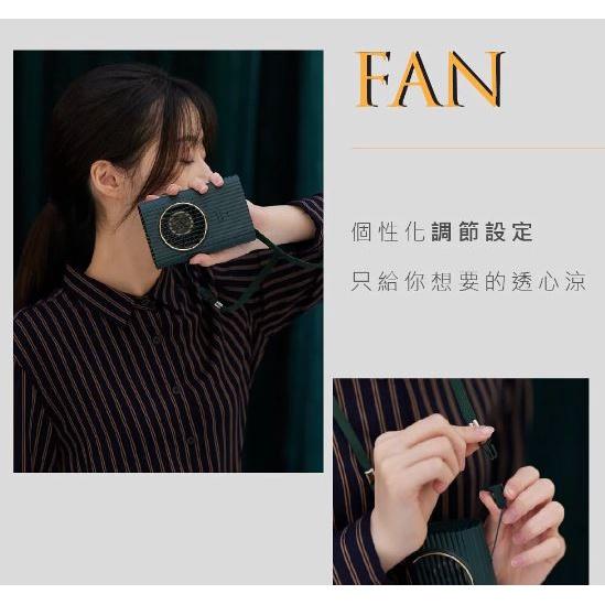 KINYO UF-176 復刻3用輕巧掛脖扇 白日夢/粉曖昧 附贈頸掛繩 手扇 掛扇 USB直充 三檔位風速 折疊支架-細節圖6