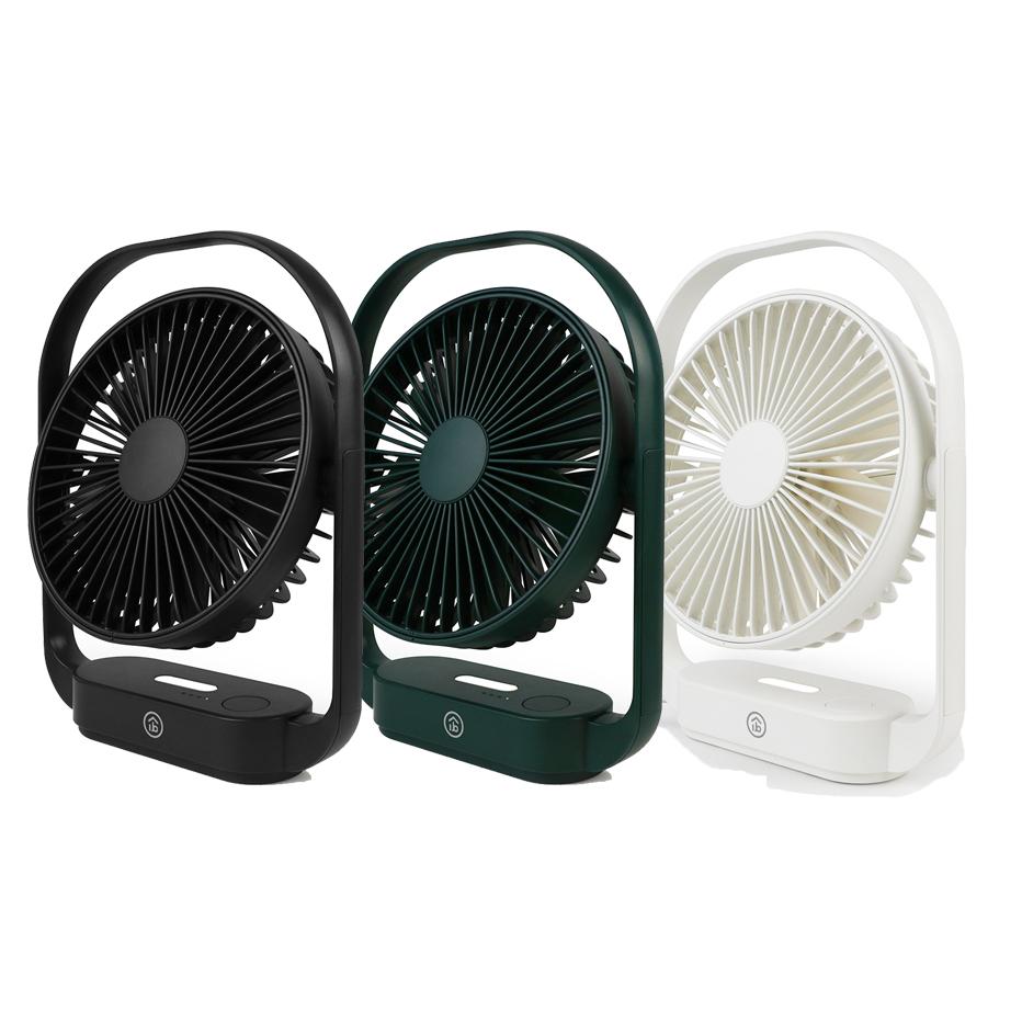 【夏天來了】aibo AB231 6吋 超薄美型手提式大風量 USB風扇 夜燈 白 綠 黑 手持風扇 電風扇 光華商場-細節圖2