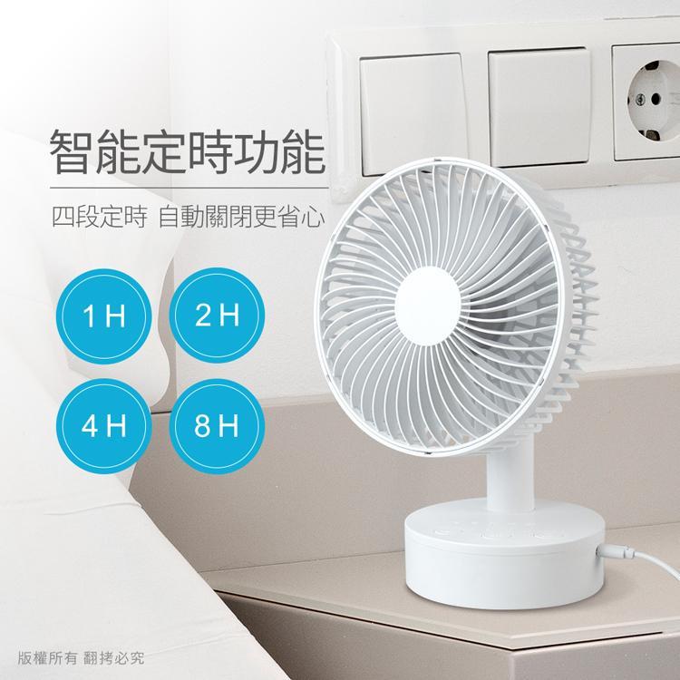 【夏天好熱】aibo AB233 6吋 自動擺頭 靜音大風量USB風扇 靜音風扇 電扇 隨身風扇 桌上型風扇 可定時-細節圖4