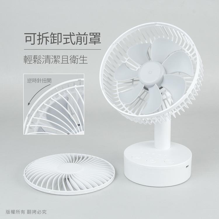 【夏天好熱】aibo AB233 6吋 自動擺頭 靜音大風量USB風扇 靜音風扇 電扇 隨身風扇 桌上型風扇 可定時-細節圖7