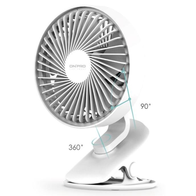 ONPRO UF-IFAN Plus USB-C升級版 無線小夜燈涼風扇 夾扇 360度 桌扇 隨身扇 辦公室 光華商場-細節圖2