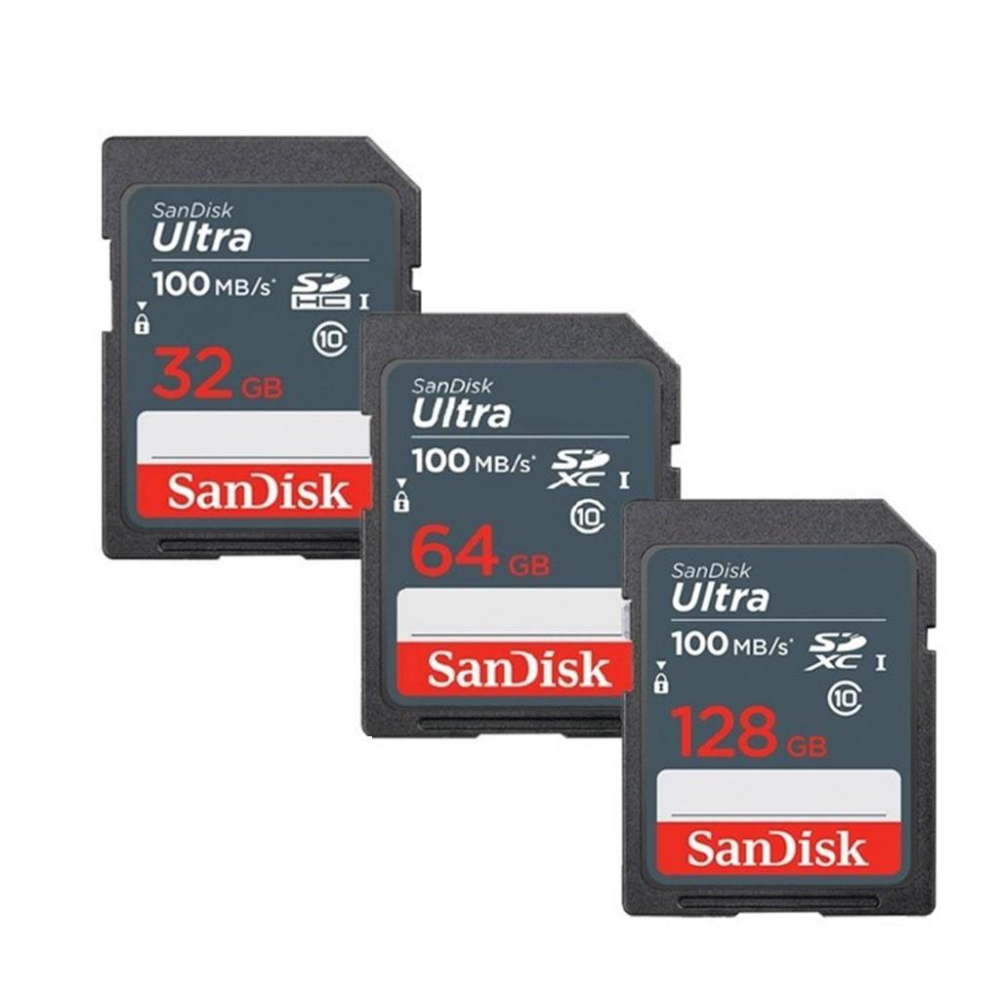SanDisk Ultra SDHC 32GB/64GB/128GB C10 記憶卡 100MB SD大卡 公司貨-細節圖2