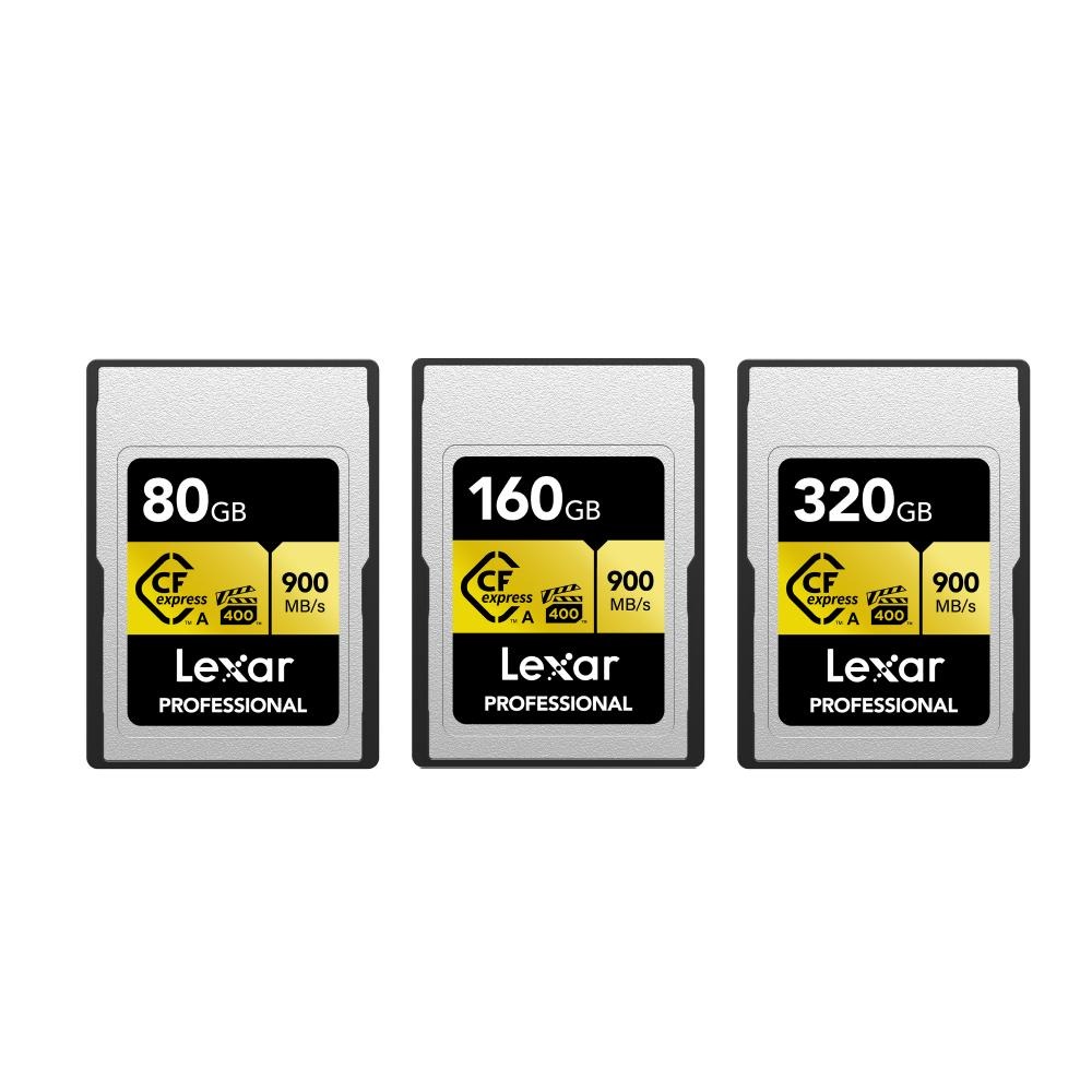 Lexar 雷克沙 Professional Cfexpress Type A 80G-320G 記憶卡 Gold-細節圖2