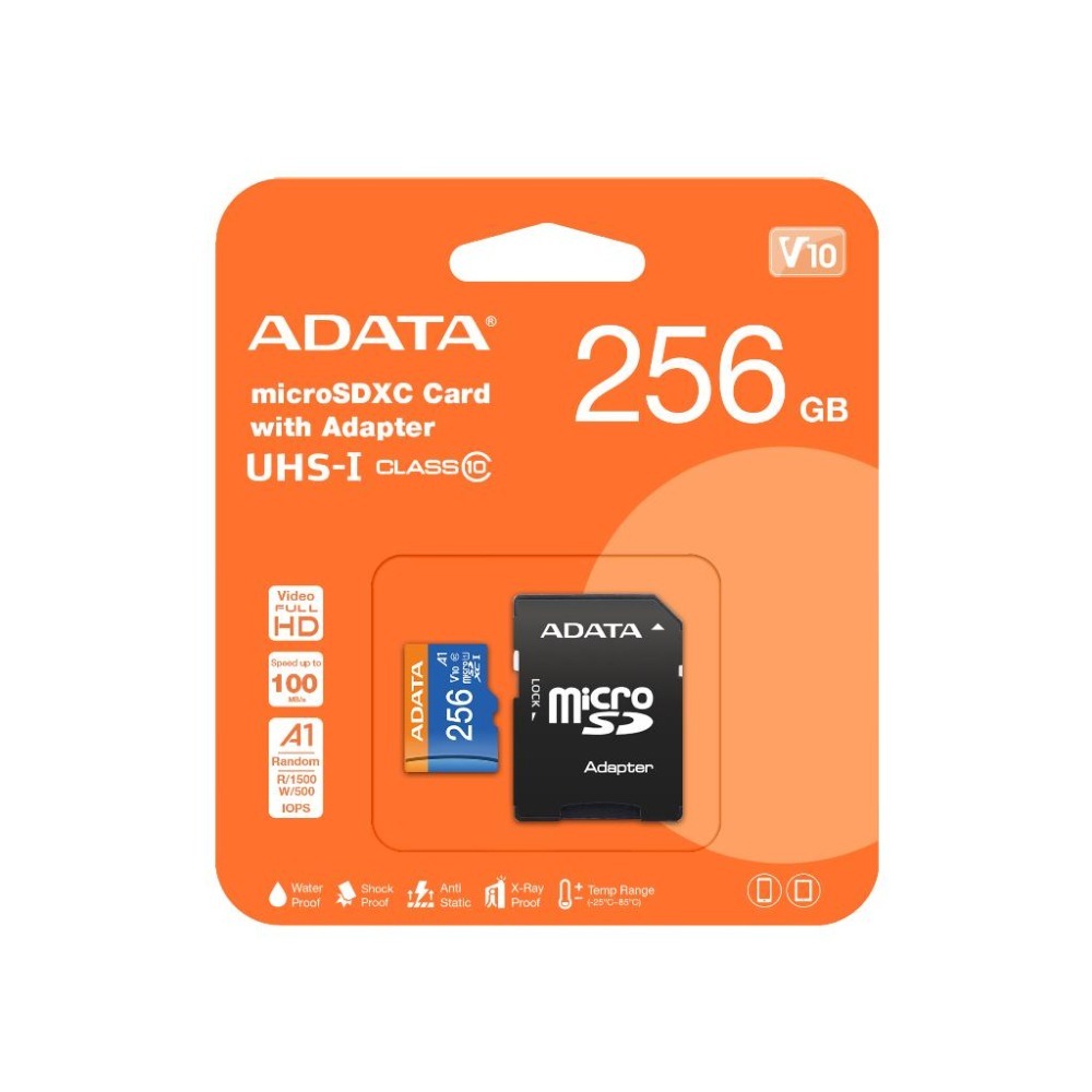ADATA 威剛 Premier microSDHC A1 256GB 256G 記憶卡 藍卡 光華商場-細節圖2