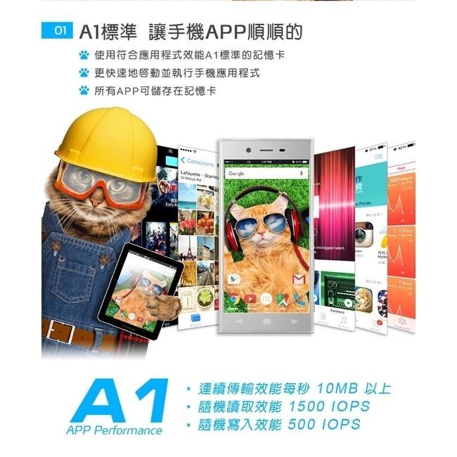 ADATA 威剛 Premier microSDHC A1 256GB 256G 記憶卡 藍卡 光華商場-細節圖3