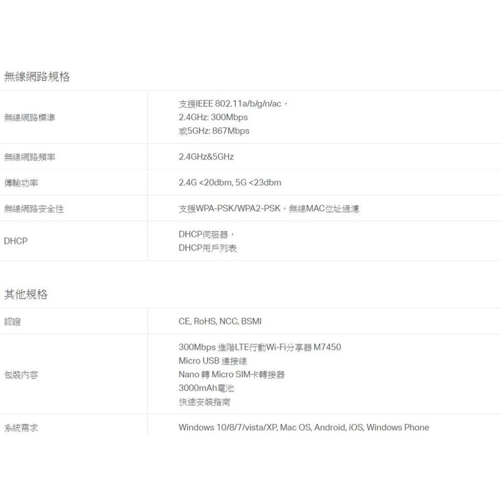 【現貨免運】TP-Link M7450 V3 4G sim卡 wifi 無線網路行動分享器 路由器 LTE 光華商場-細節圖7