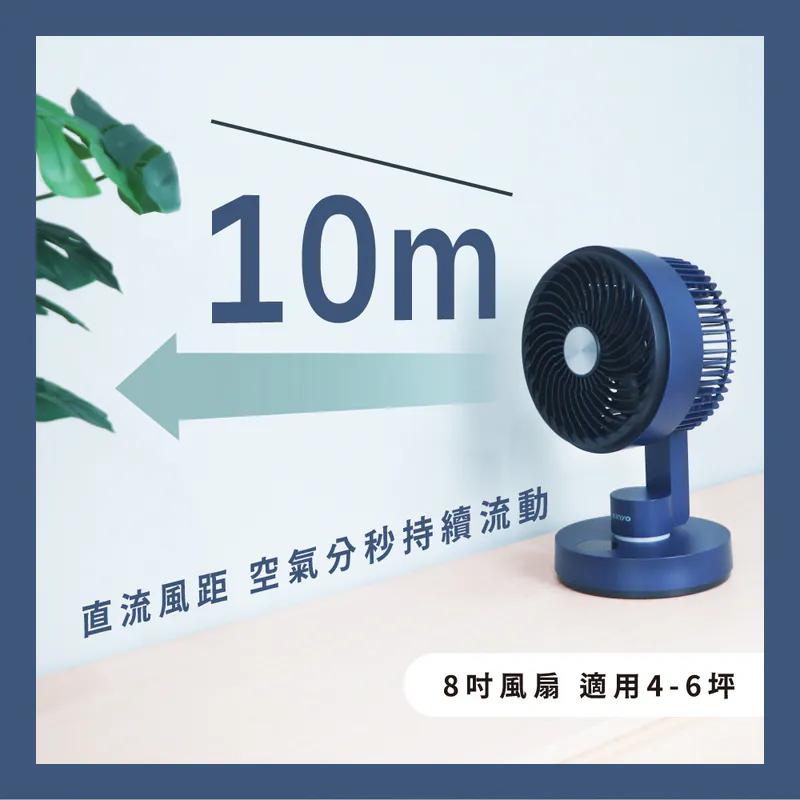 KINYO 耐嘉 UF-7185 8吋 無線空氣循環桌扇 循環扇 桌扇 無線桌扇 電風扇 循環桌扇 光華商場-細節圖6