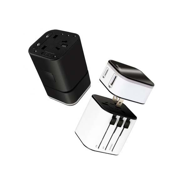 aibo 鈞嵐 2in1可拆式18W快充萬用轉接頭 萬國轉接頭 萬國插座 快充 充電頭 CB-AC-USB-H 光華-細節圖2