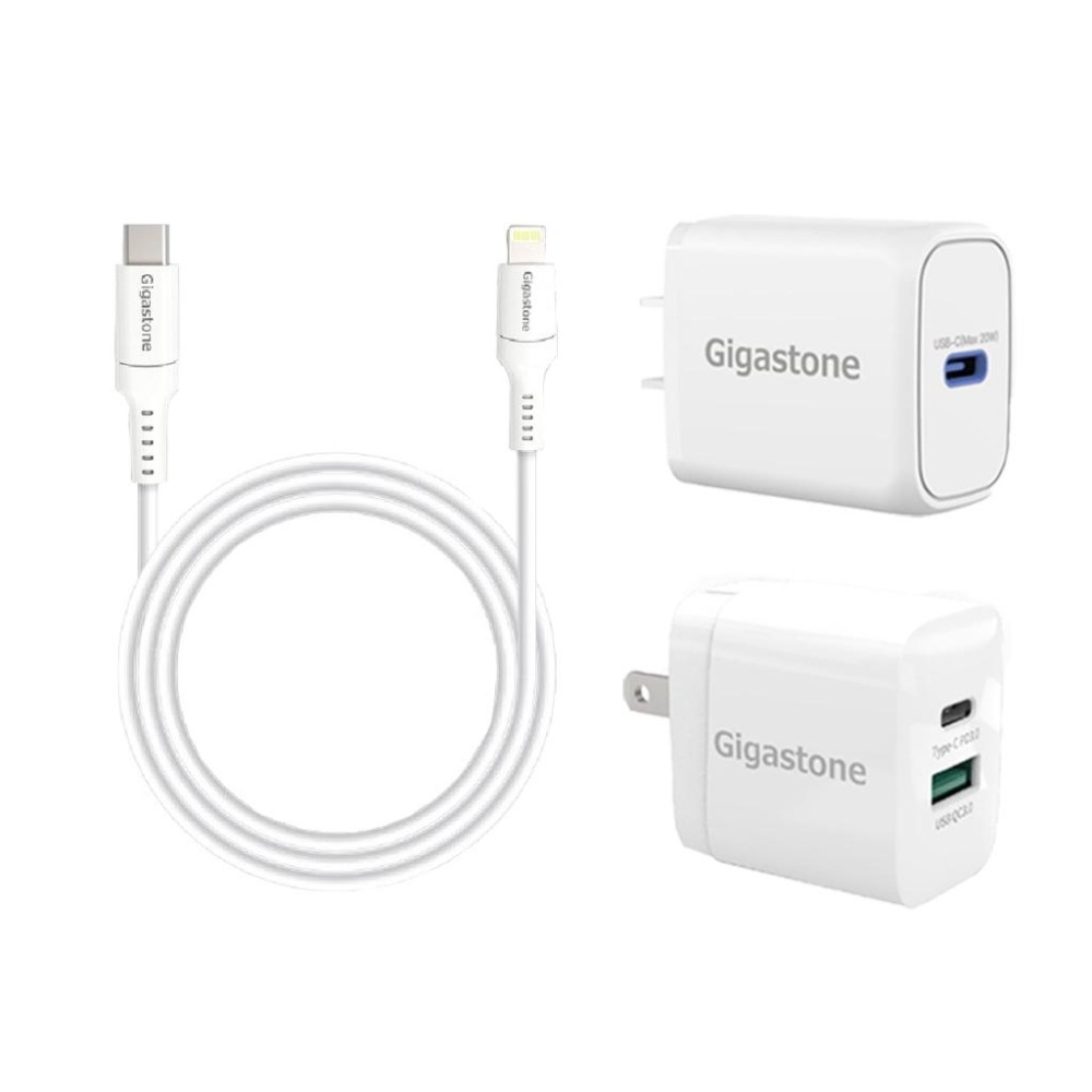 Gigastone CL-7600W PD-6200W PD-6201W 充電組 傳輸線 iPhone iPad 快充-細節圖2