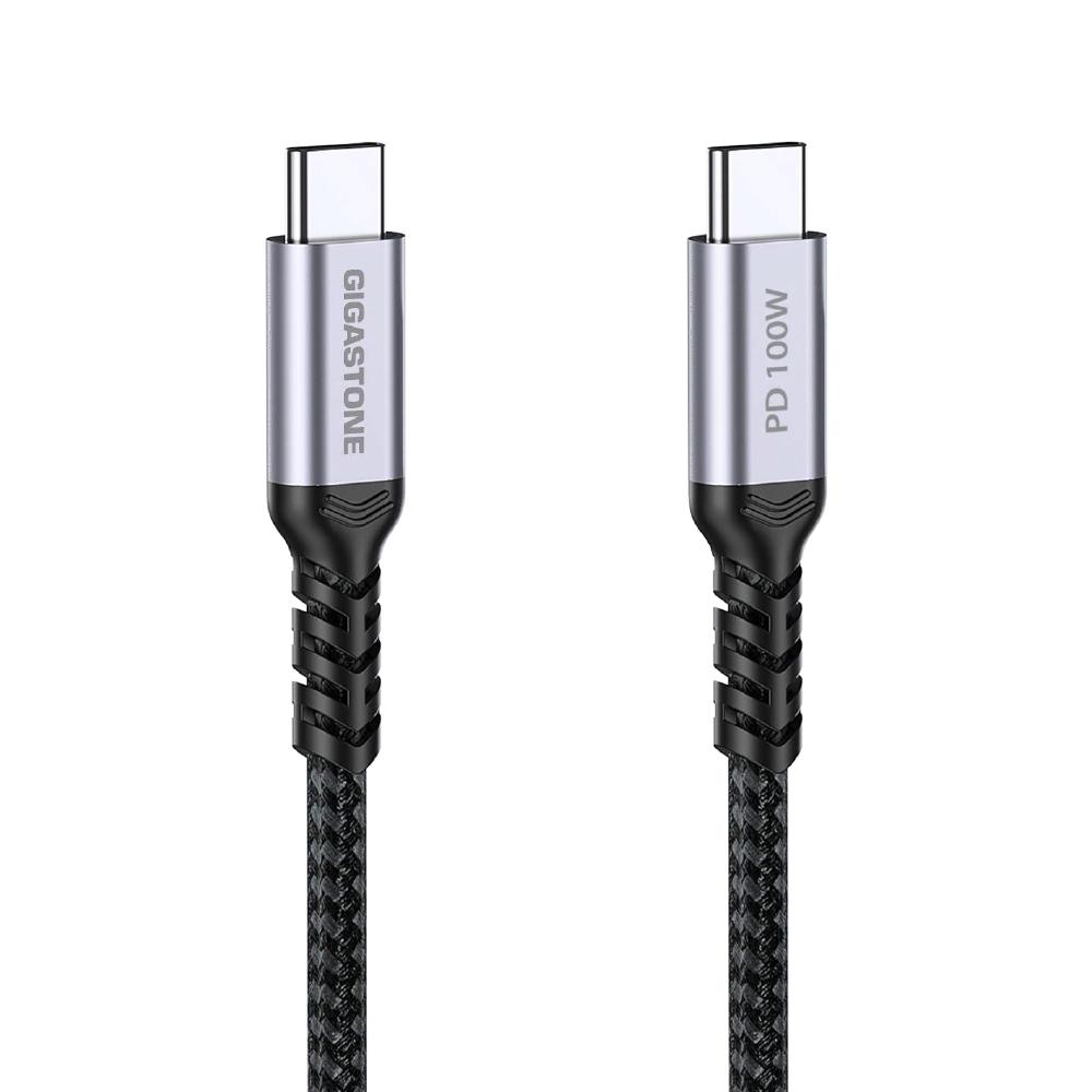 GIGASTONE CC-7800B 100W USB-C to USB-C Gen2 充電傳輸線 充電線 傳輸線 光華-細節圖2