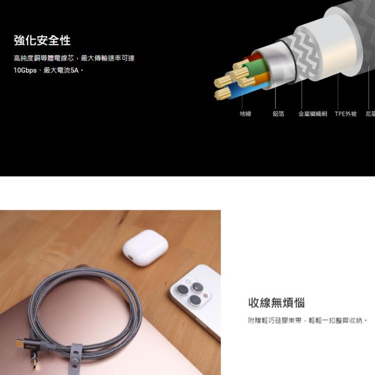 PX 大通 ACC3X-1 ACC3X-2 USB-C 240W 超高速充電傳輸線 Type-C 充電線 光華商場-細節圖6