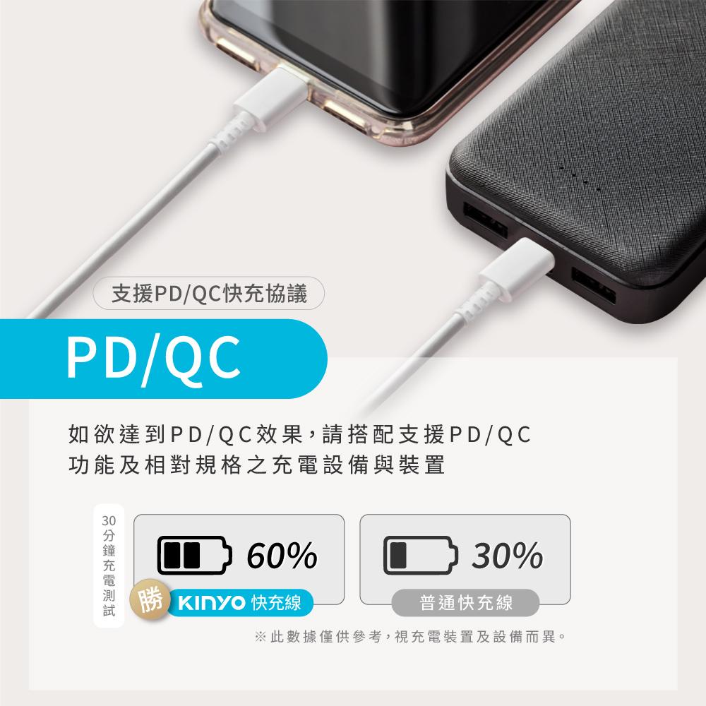 KINYO 耐嘉 USB-TYC08－USB-C 溫度斷電充電傳輸線 TYPE-C 充電線 傳輸線 光華-細節圖6