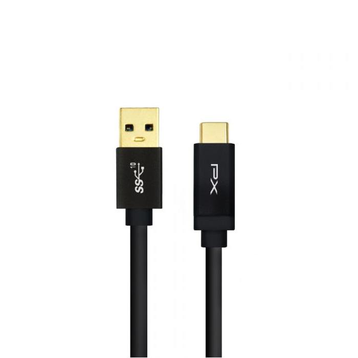 PX 大通 UAC3X－USB-A 對 USB-C 充電傳輸線 1m Type-C 充電線 傳輸線 光華商場-細節圖2