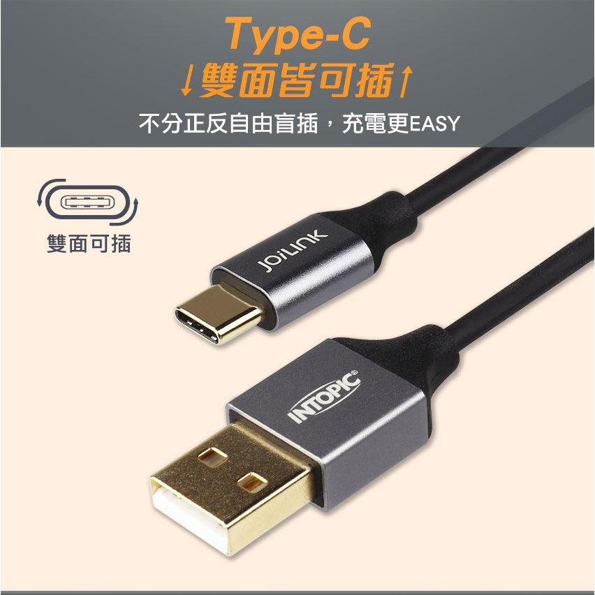 Intopic 廣鼎 CB-UTC-L01 Type-C 鋁合金快速充電傳輸長線 USB-C 充電線 傳輸線 光華-細節圖4