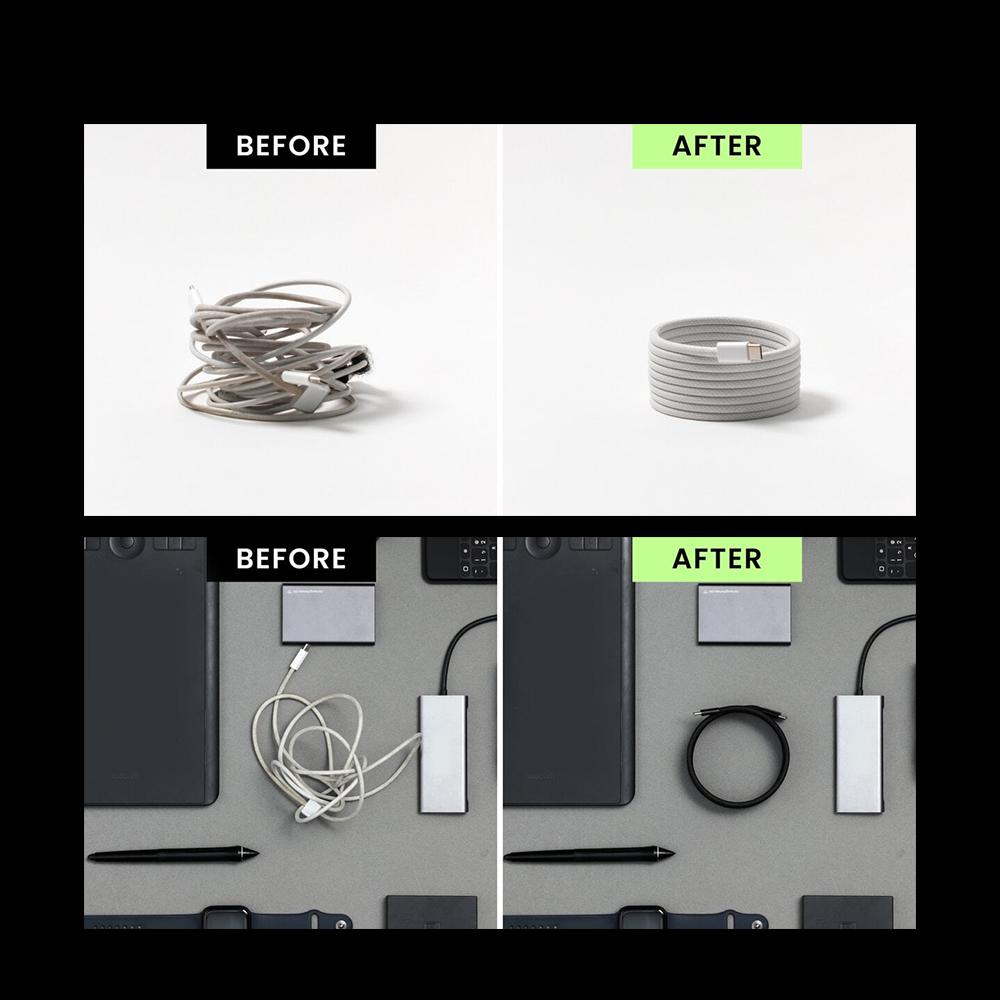 Photofast MagCable 240W Type-C 磁吸收納編織充電傳輸線 100/200公分 充電線 光華-細節圖7