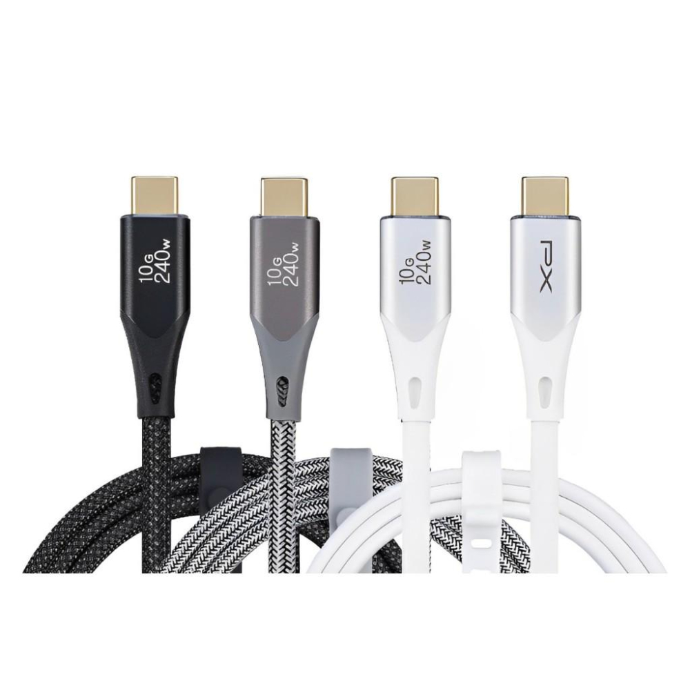 PX 大通 UCC3X－USB-C 240W 充電傳輸線 1m／2m 支援DP Type-C 傳輸線 充電線 光華-細節圖2